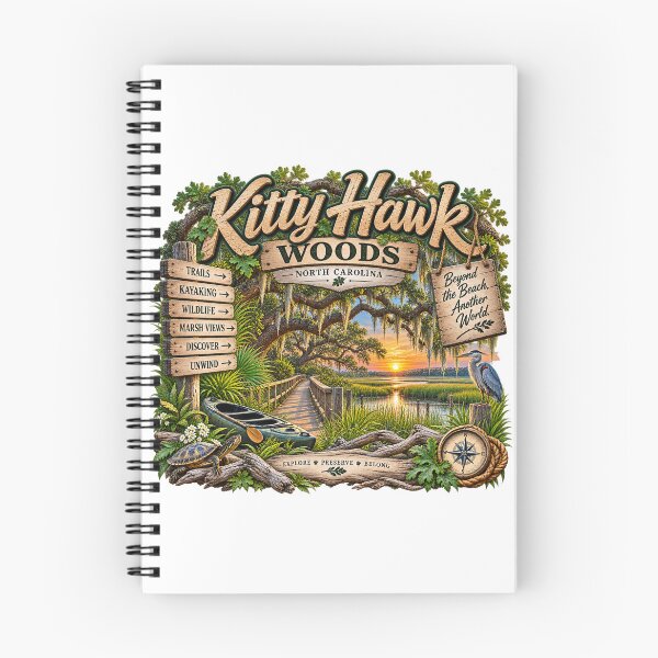 Item preview, Kitty Hawk NC Maritime Woods designed and sold by The Coastal Route.