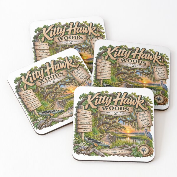 Item preview, Kitty Hawk NC Maritime Woods designed and sold by The Coastal Route.