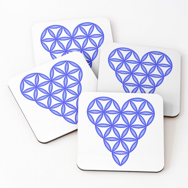 Item preview, Sacred Heart of Life 3D D-Blue designed and sold by iSacredGeometry.