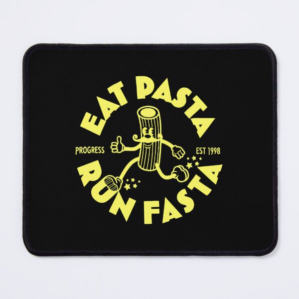 Item preview, Eat Pasta Run Fasta Retro Cartoon Rigatoni designed and sold by battinvkandong.