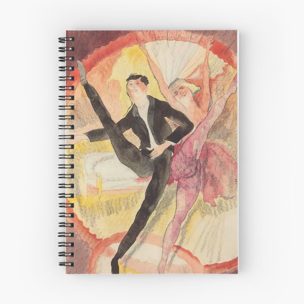 Item preview, Vintage Dance Wall Art, Two Dancers Ballet Illustration, Charles Demuth Modernist Art designed and sold by RickE.