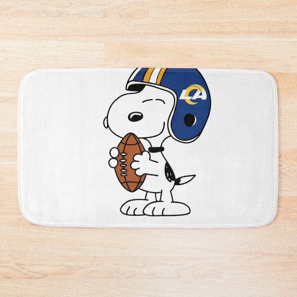 Item preview, Snoopy Rams Football Helmet designed and sold by Odd-Rainbow-Ink.