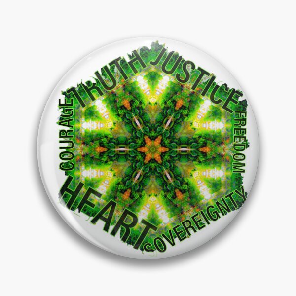 Item preview, Truth Justice Freedom Sovereignty Heart Courage designed and sold by Escape from the Underworld .