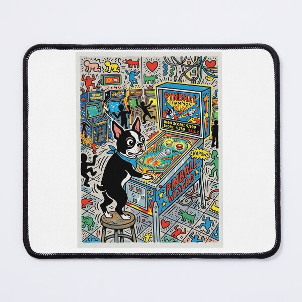 Item preview, Boston Terrier Pinball designed and sold by PictoVibe.