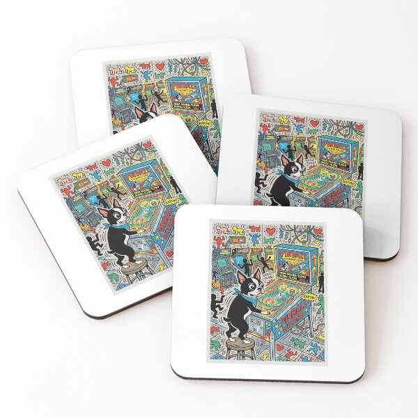 Item preview, Boston Terrier Pinball designed and sold by PictoVibe.