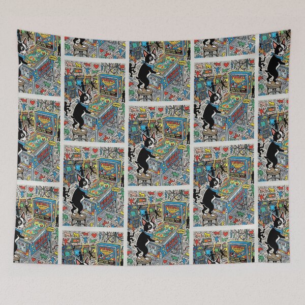 Item preview, Boston Terrier Pinball designed and sold by PictoVibe.