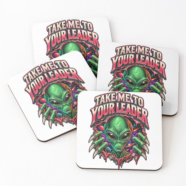 Item preview, Cosmic Alien Encounter – Retro Sci Fi Creature Art designed and sold by Lock_Design.