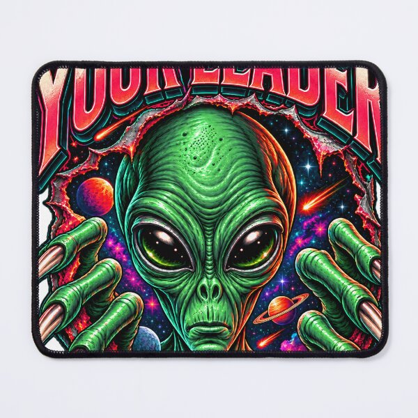 Item preview, Cosmic Alien Encounter – Retro Sci Fi Creature Art designed and sold by Lock_Design.