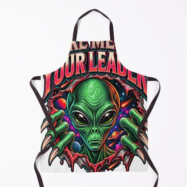 Item preview, Cosmic Alien Encounter – Retro Sci Fi Creature Art designed and sold by Lock_Design.