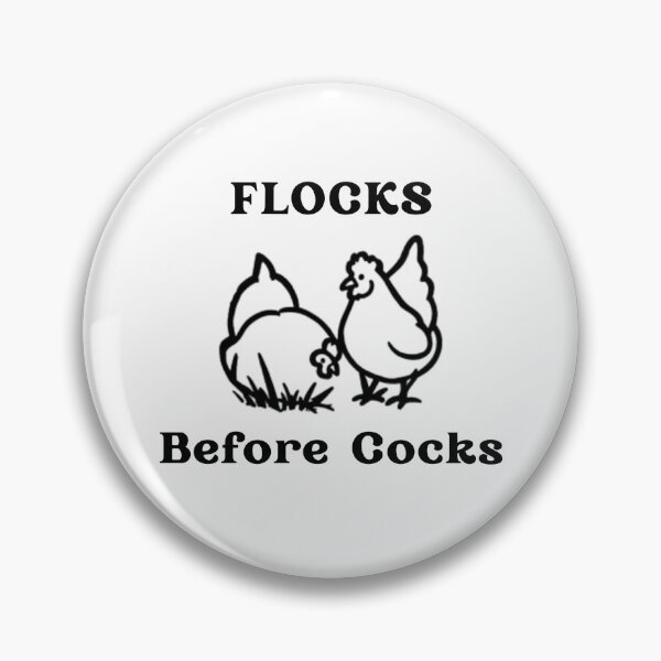 Item preview, Flocks Before Cocks designed and sold by AmongTheWillows.