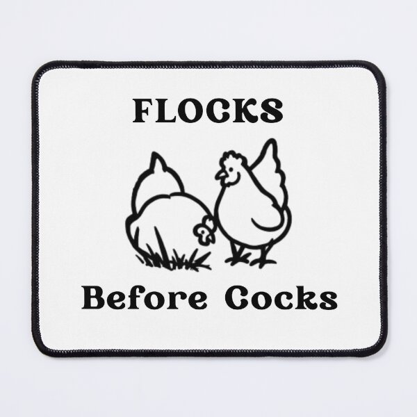 Item preview, Flocks Before Cocks designed and sold by AmongTheWillows.