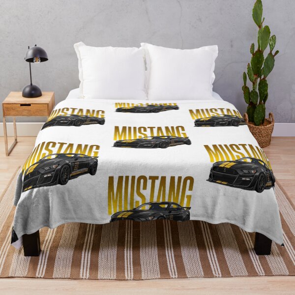Item preview, Black Shelby Mustang GT500 Gold Stripes Supercharged V8 Vector Art designed and sold by Motorline44.