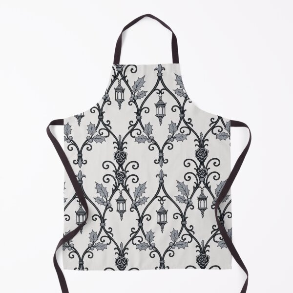 Item preview, Gothmas Wrought Iron Holly Trellis | Cathedral Gothic Christmas Repeat Pattern designed and sold by StickyGuys.