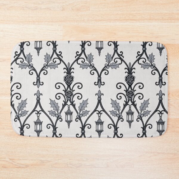 Item preview, Gothmas Wrought Iron Holly Trellis | Cathedral Gothic Christmas Repeat Pattern designed and sold by StickyGuys.