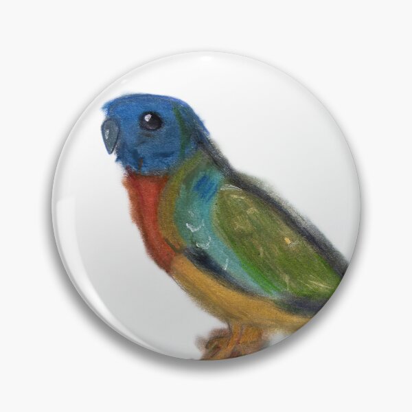 Item preview, Scarlet-chested Parrot designed and sold by woodland-towers.