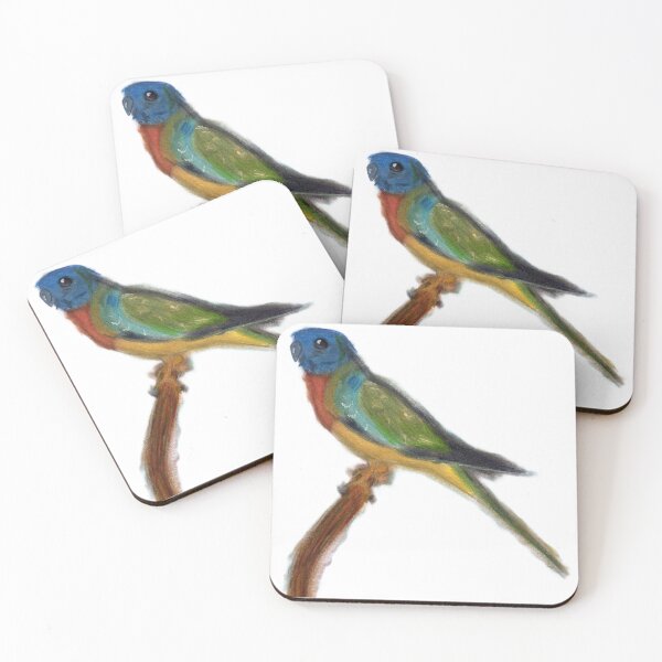 Item preview, Scarlet-chested Parrot designed and sold by woodland-towers.