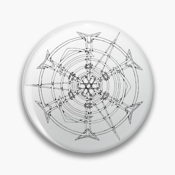 Item preview, Round geometric ornament designed and sold by artisterik.