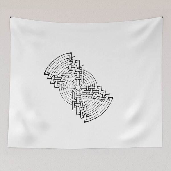 Item preview, Mysterious two-sectioned geometric pattern designed and sold by artisterik.