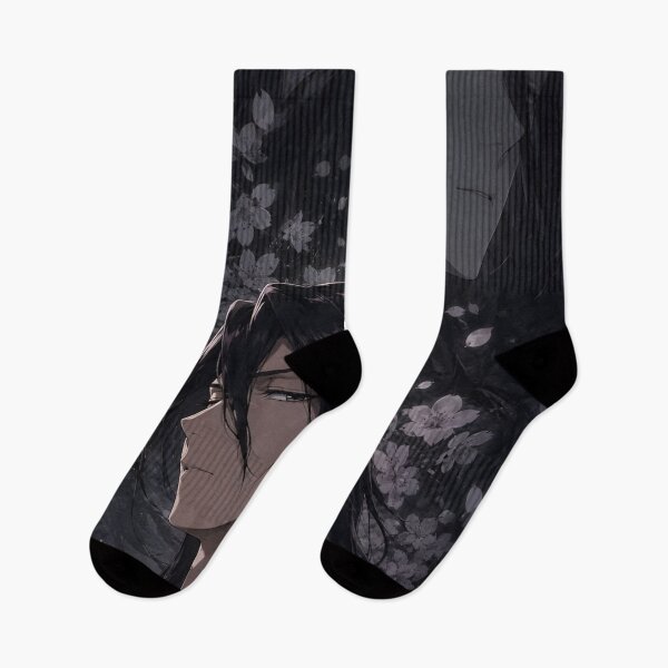 Item preview, Elegant Anime Swordsman Duo – Dark Sakura Japanese Aesthetic designed and sold by Dyan4.