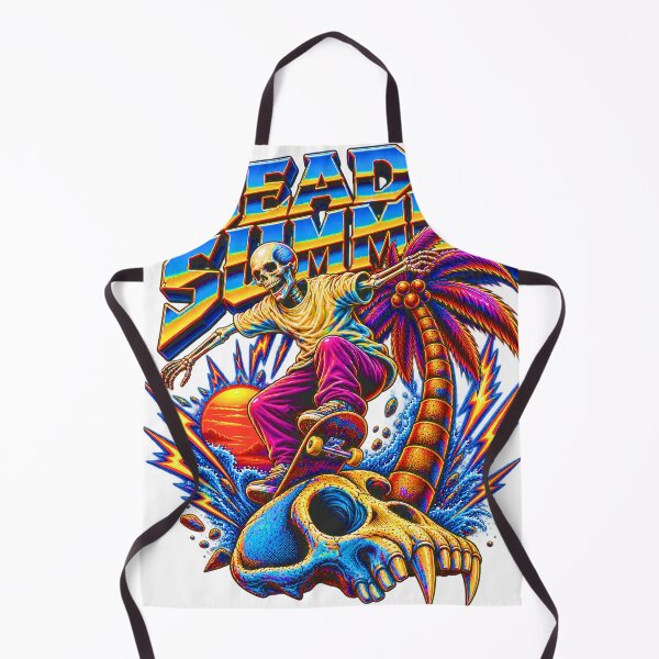 Item preview, Skateboard Skeleton Tropical Sunset Graphic designed and sold by Lock_Design.