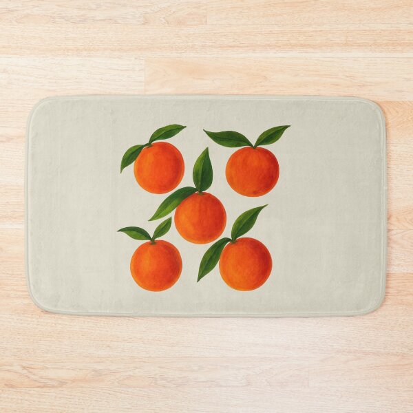 Item preview, Watercolor Oranges with Green Leaves designed and sold by zibziby.