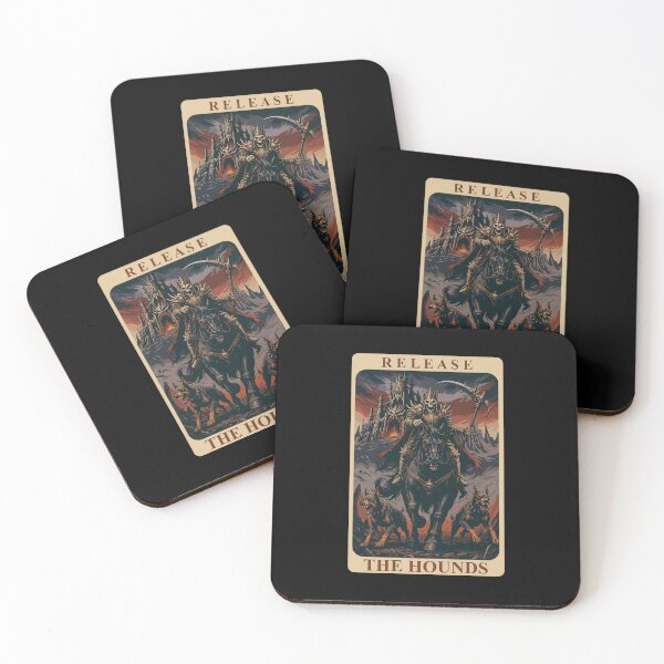 Item preview, Release The Hounds - Gothic Reaper Knight War Dogs Pixel Art designed and sold by ModdiesColors.