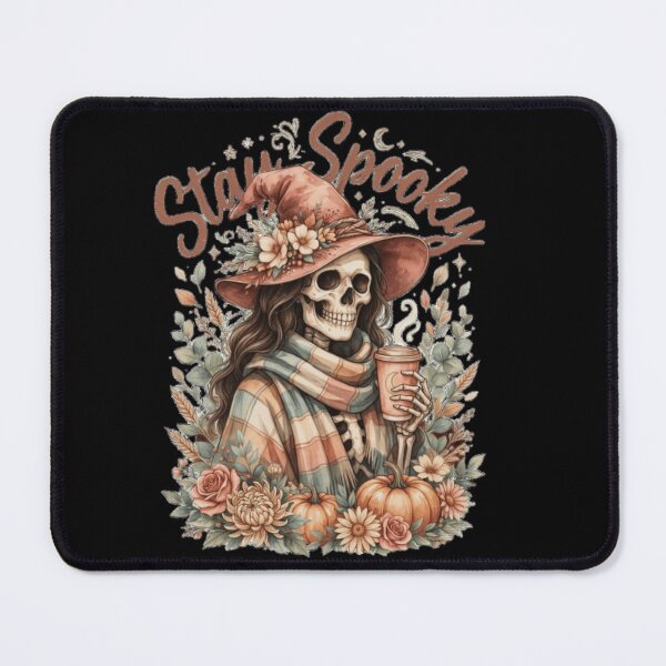 Item preview, Spooky Skeleton Witch Coffee Fall Halloween designed and sold by Zizo-DR44.