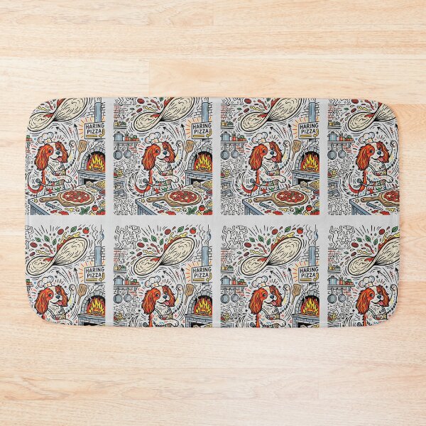 Item preview, Cavalier King Charles Pizza Chef designed and sold by PictoVibe.