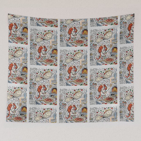 Item preview, Cavalier King Charles Pizza Chef designed and sold by PictoVibe.