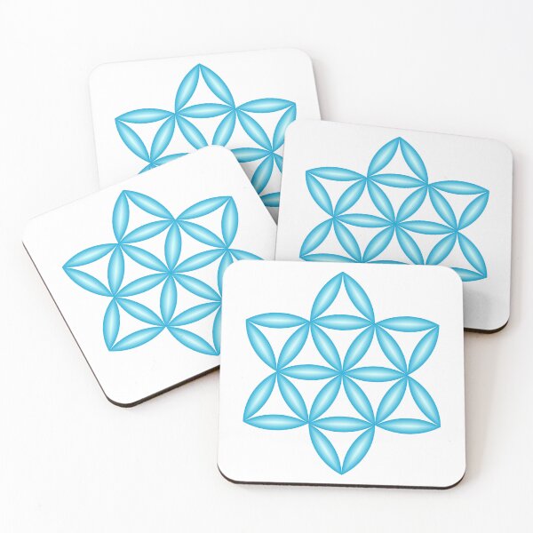 Item preview, Sacred Star of Life – 01/3D, Cyan designed and sold by iSacredGeometry.