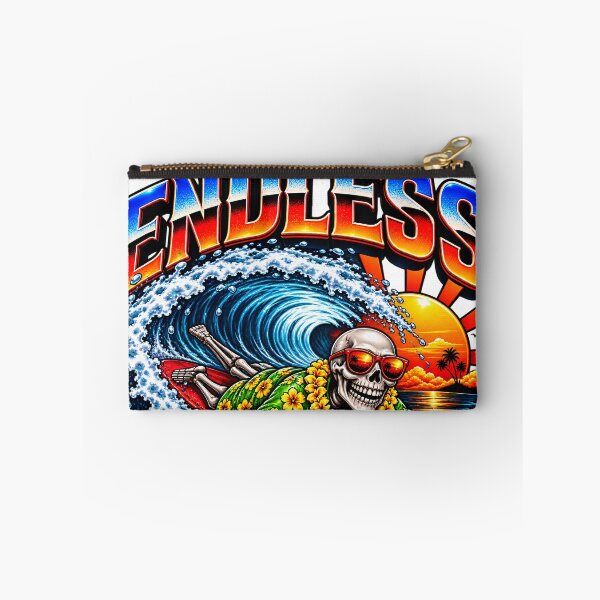 Item preview, Skeleton Surfer Tropical Sunset Wave designed and sold by Lock_Design.