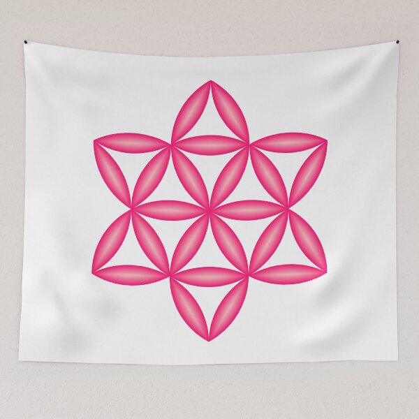 Item preview, Sacred Star of Life – 01/3D, Magenta designed and sold by iSacredGeometry.