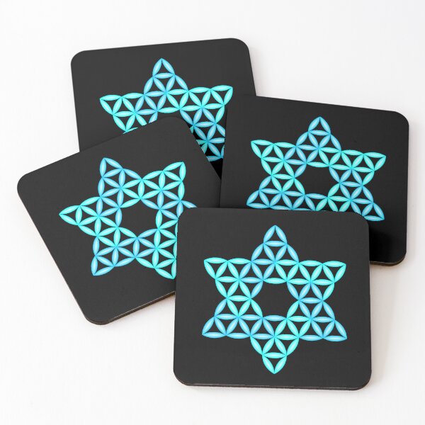 Item preview, Sacred Star of Life – 02/3D, Cyan designed and sold by iSacredGeometry.