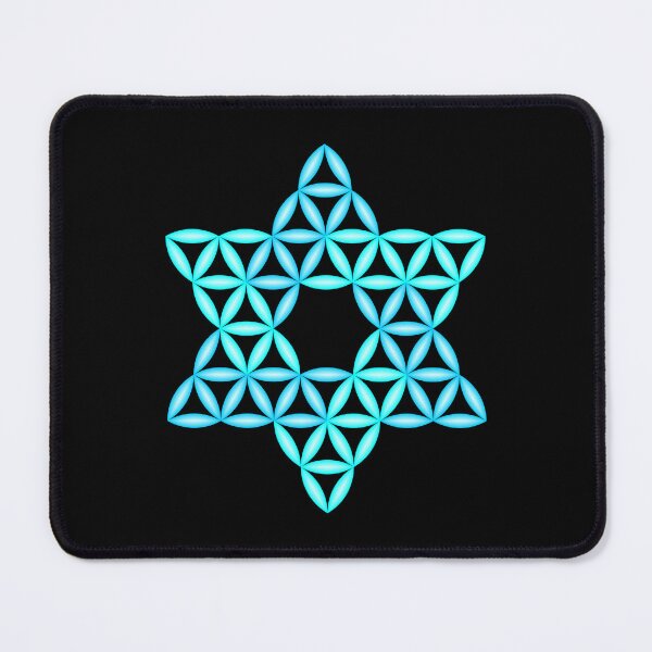 Item preview, Sacred Star of Life – 02/3D, Cyan designed and sold by iSacredGeometry.