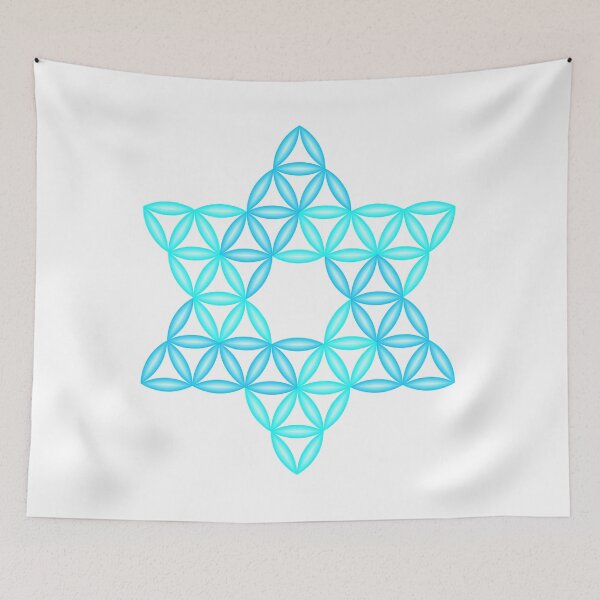 Item preview, Sacred Star of Life – 02/3D, Cyan designed and sold by iSacredGeometry.