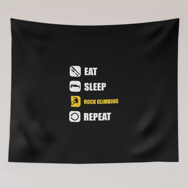 Item preview, 1....Eat Sleep Rock Climbing Repeat Design designed and sold by hudmondvnilan.