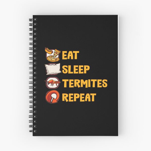 Item preview, 1...Eat Sleep Termites Repeat Checklist Design designed and sold by byrnexhakoni.