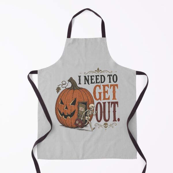 Item preview, I Need to Get Out – Funny Halloween Pumpkin Escape Design designed and sold by CalmDownZone ⭐️⭐️⭐️⭐️⭐️.