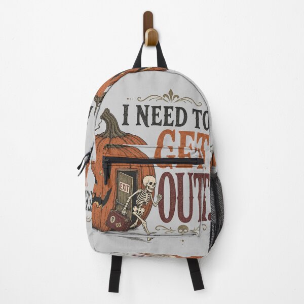 Item preview, I Need to Get Out – Funny Halloween Pumpkin Escape Design designed and sold by CalmDownZone ⭐️⭐️⭐️⭐️⭐️.