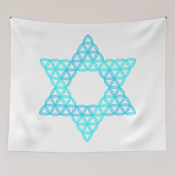 Item preview, Sacred Star of Life – 03/3D, Cyan designed and sold by iSacredGeometry.