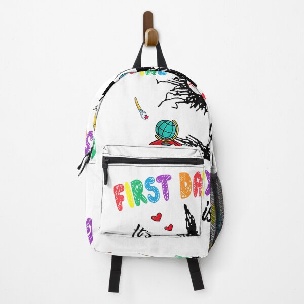 Item preview, First Day Of School Black Cat It's Fine I'm Fine Teacher Kid T-Shirt designed and sold by E-Capoeira shop.