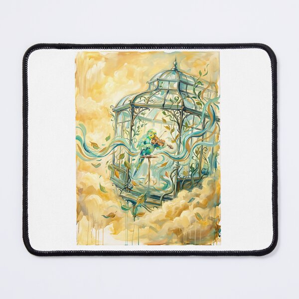 Item preview, Parakeet Violinist designed and sold by PictoVibe.