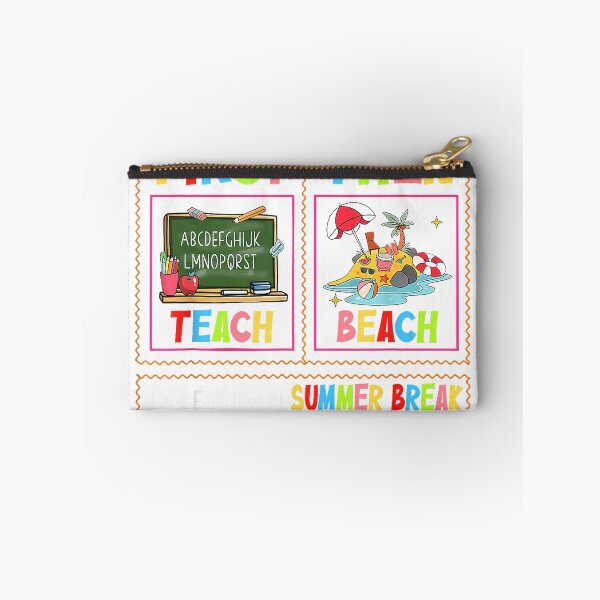 Item preview, First Teach Then Beach I Am Earning A Summer Break Teacher T-Shirt designed and sold by Design-phuket.