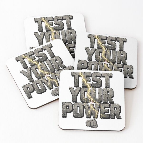 Item preview, Test Your Power Mortal Edition designed and sold by GeeklyShirts.