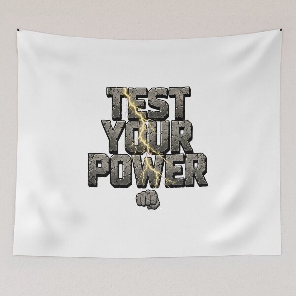 Item preview, Test Your Power Mortal Edition designed and sold by GeeklyShirts.