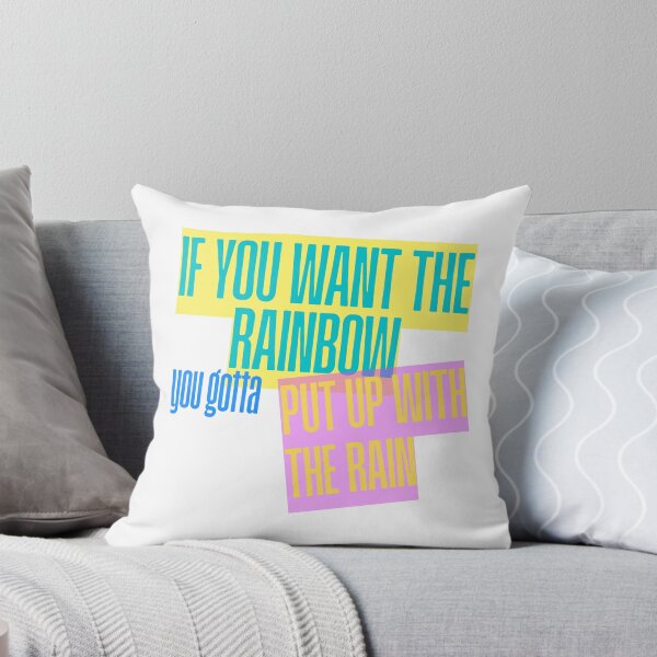 Item preview, "If You Want The Rainbow" Dolly Parton Quote  designed and sold by AnimaliaStar.