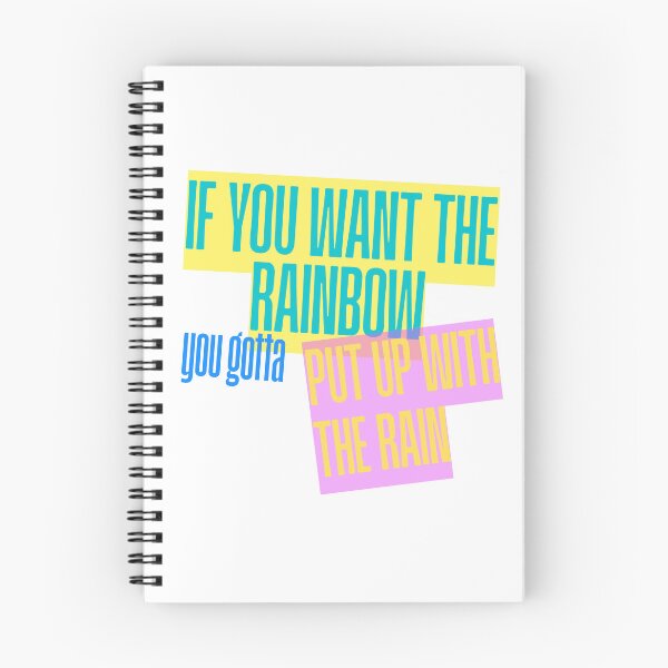 Item preview, "If You Want The Rainbow" Dolly Parton Quote  designed and sold by AnimaliaStar.