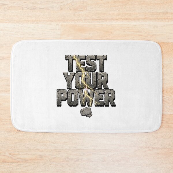 Item preview, Test Your Power Mortal Edition designed and sold by GeeklyShirts.