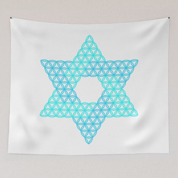 Item preview, Sacred Star of Life – 04/3D Cyan designed and sold by iSacredGeometry.