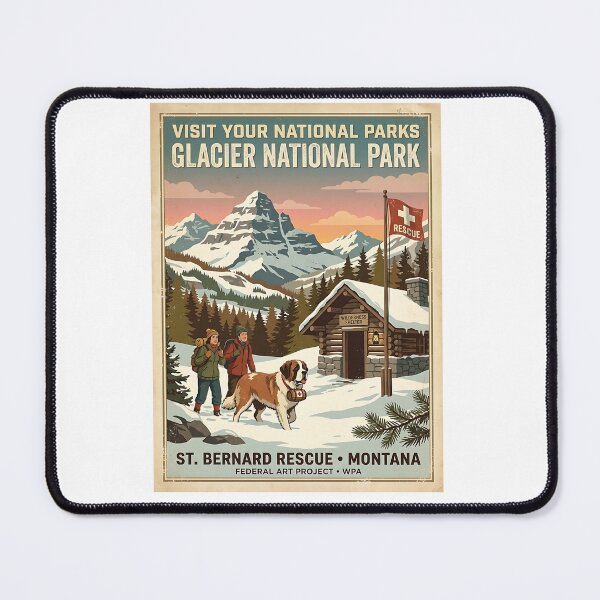 Item preview, St. Bernard Mountain Rescue designed and sold by PictoVibe.